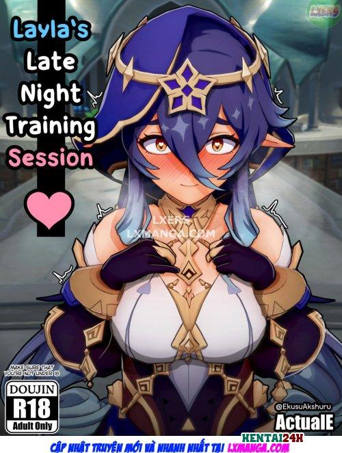 Layla's Late Night Training Session